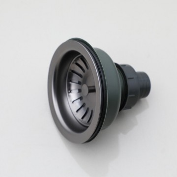 Gun metal uitvoering gootsteen afvoer