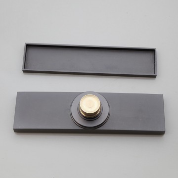 Gun metal vloer drain 70cm 1