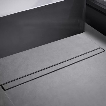 Gun metal vloer drain 70cm 2