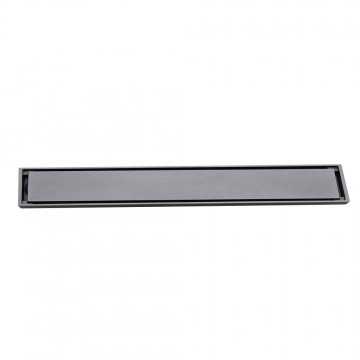 Gun metal vloer drain 70cm 5