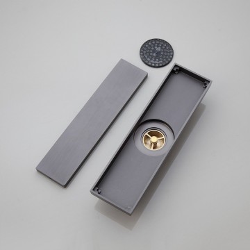 Gun metal vloer drain 70cm 8