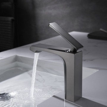 Gun metal wastafelkraan 0