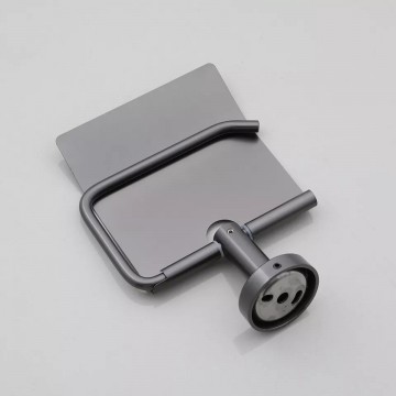 Gunmetal wc rol houder toilet