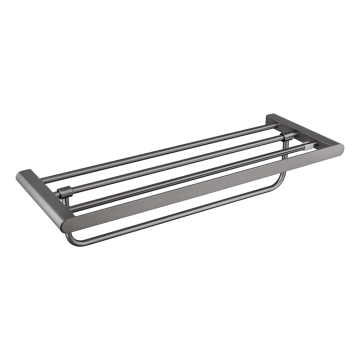 Handdoekrek gun metal uitvoering