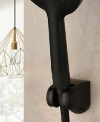 Handdouche houder zwart