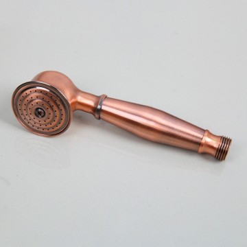 Handdouche koper kleurig afgewerkt