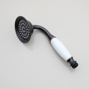 Handdouche olie bronzen glijstang nostalgisch