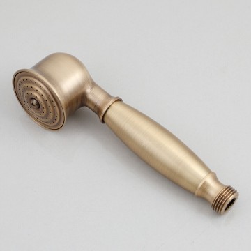 Handdouche retro bronskleurig