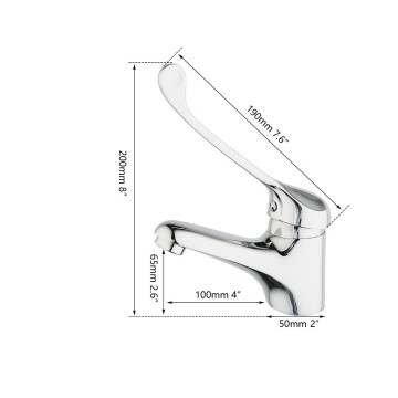 Handvrije bediening kraan mengkraan