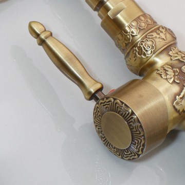 Hendel brons kraan badkamer