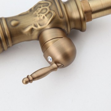 Hendel bronskleurige keukenkraan