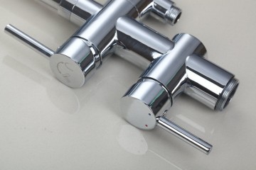 Hendel chroom badkraan