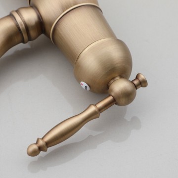 Hendel elegante bronskleurige wastafelkraan