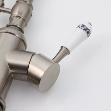 Hendel geborsteld nikkel keukenkraan malvizza