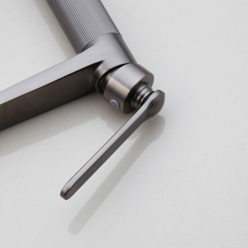 Hendel gun metal hoog model wastafelkraan