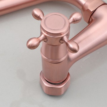 Hendel koperkleurige wastafelkraan 0
