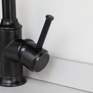 Hendel olie bronskleurige wastafelkraan