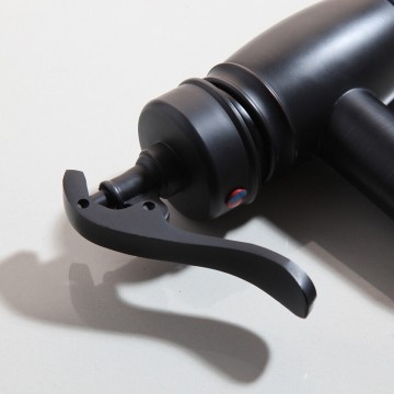 Hendel olie bronzen wastafelkraan met open uitloop