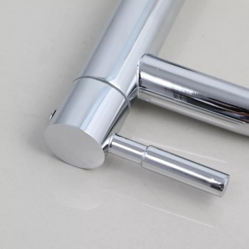 Hendel wastafelkraan chroom