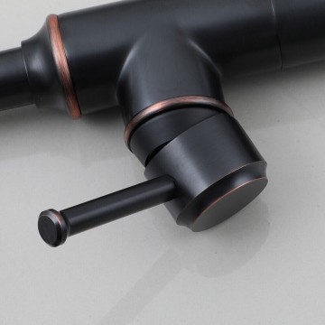 Hendel wastafelkraan olie brons