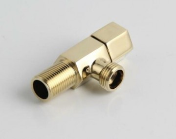 Hoekstop kraan goud 0