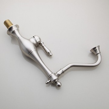 Hoge geborsteld nikkel meng kraan