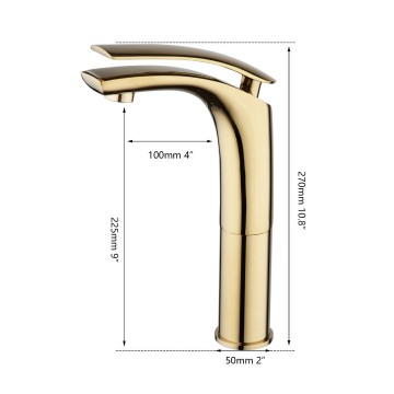 Hoge gouden mengkraan