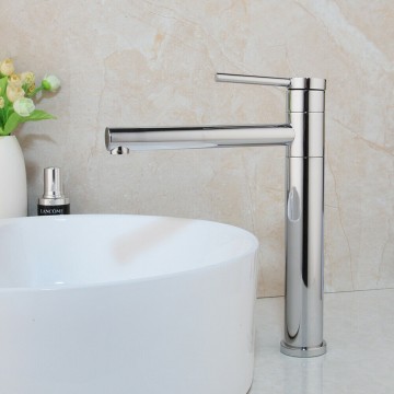 Hoog model chroom badkamer kraan