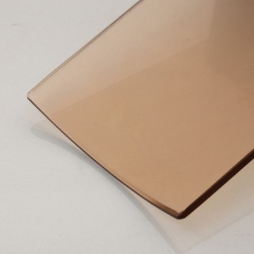 glazen uitloop bruin