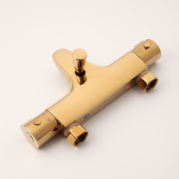 muurkraan goud thermostaat