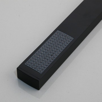 handdouche zwart afgewerkt