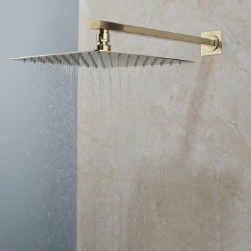 Inbouw douche goud geborsteld