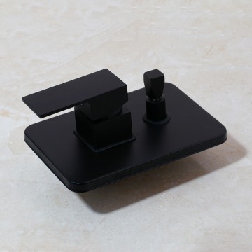 Inbouw paneel zwart gecoat