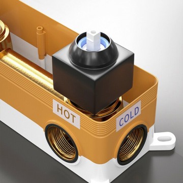 Inbouwdeel met bedieninghendel