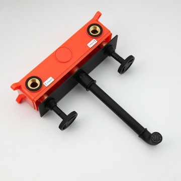 Inbouwkraan industrieel zwart