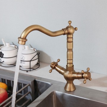 Keukenkraan bronskleurige mengkraan