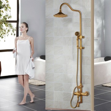 Klassieke doucheset brons