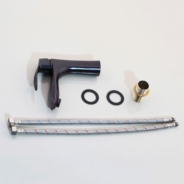 Komplete set olie brons kraan