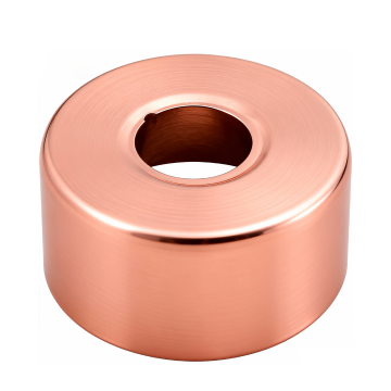 Koperkleurige badrozet 30mm 1