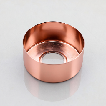 Koperkleurige badrozet 30mm 3