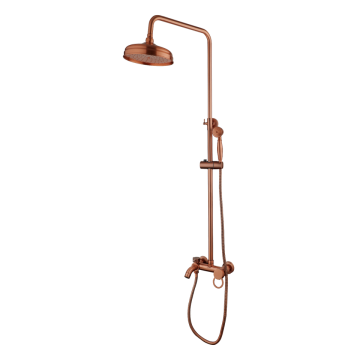 Koperkleurige regendouche landelijk