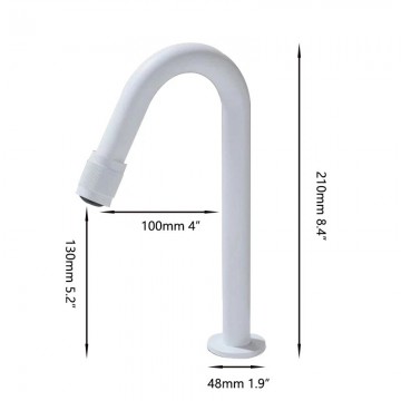 Koud water kraan fonteinkraan  wit