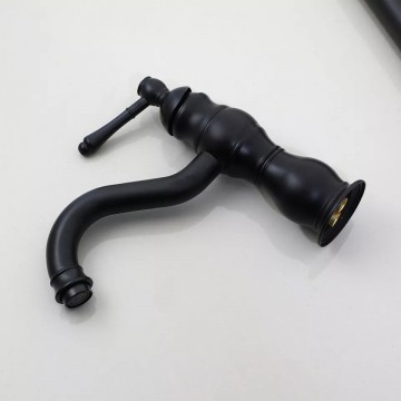 Kraan olie bronzen staande badkraan