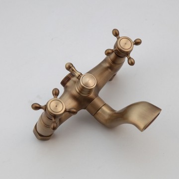 Kraan opbouw regendouche bronskleurig