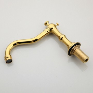 Kraan tuit goud glanzend