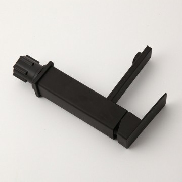 Kraan zwart met vierkant lijf