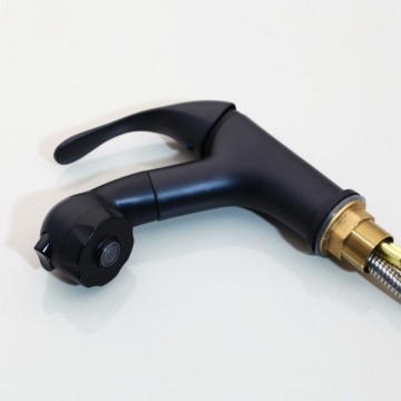 Kraan zwart voor badkamer 0