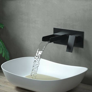 Kraan zwart warm en koud model