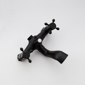 Kraan zwarte mengkraan opbouw regendouche