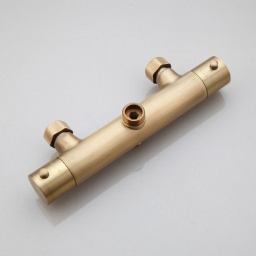 Kraanlijf thermostatisch bronskleurig b590